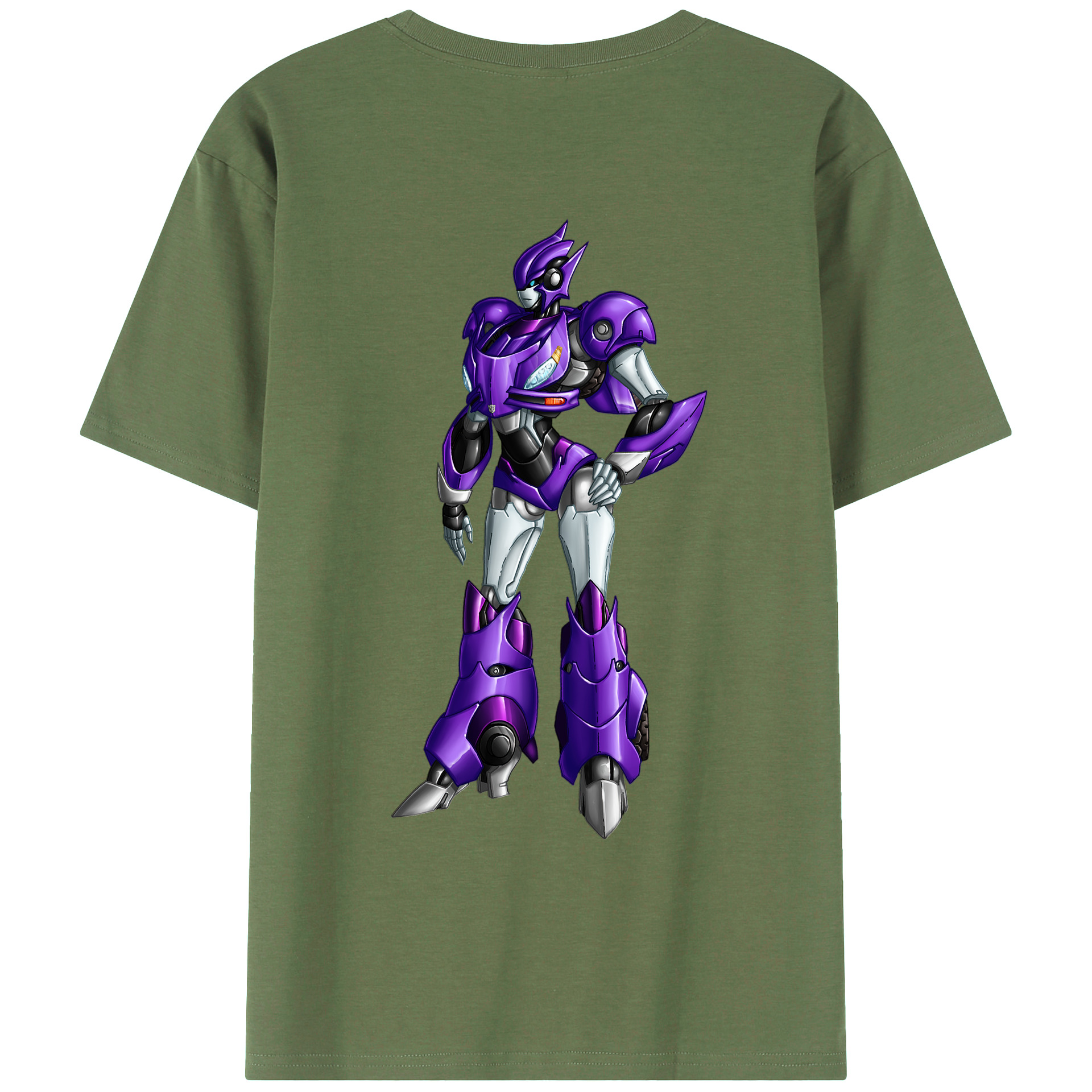 （画像用）  綿100％ メンズ半袖Tシャツ（バックプリント） 通気性